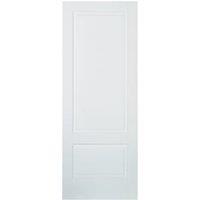 LPD Internal Brooklyn 2 Panel Primed White Solid Core Door - 838 x 1981mm