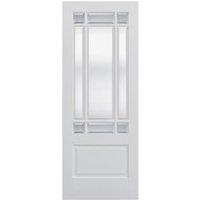 LPD Internal Downham 9 Lite Glazed Primed White Solid Core Door - 813 x 2032mm