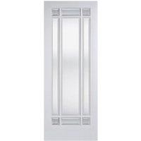 LPD Internal Manhattan 9 Lite Primed White Solid Core Door - 838 x 1981mm