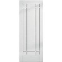 LPD Internal Manhattan 9 Panel Primed White Solid Core Door - 762 x 1981mm
