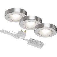 Sensio SE11190N3 Zeta Round Natural White LED Under Cabinet Lights - Pack of 3