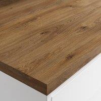 Wickes Pati Oak Wood Effect Laminate Worktop - 38 x 600 x 3000mm