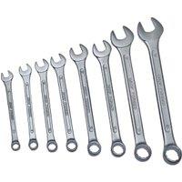 Wickes 8 Piece Combination Spanner Set 8 - 19mm