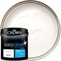 Crown Easyclean Mid Sheen Emulsion Bathroom Paint - Brilliant White - 2.5L