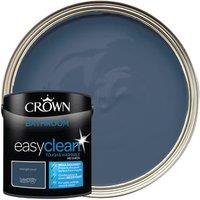 Crown Easyclean Mid Sheen Emulsion Bathroom Paint - Midnight Navy - 2.5L