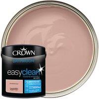 Crown Easyclean Mid Sheen Emulsion Bathroom Paint - Powdered Clay - 2.5L