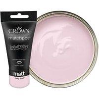 Crown Matt Emulsion Paint Tester Pot - Fairy Dust - 40ml