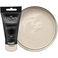 Crown Matt Emulsion Paint Tester Pot - Wheatgrass - 40ml
