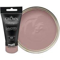 Crown Matt Emulsion Paint Tester Pot - Always Orchid - 40ml