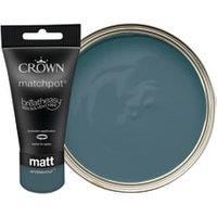 Crown Matt Emulsion Paint Tester Pot - Endeavour - 40ml