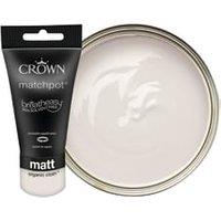 Crown Matt Emulsion Paint Tester Pot - Organic Cloth - 40ml