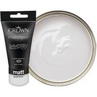 Crown Matt Emulsion Paint Tester Pot - Quiet Time - 40ml