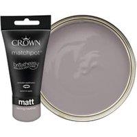 Crown Matt Emulsion Paint Tester Pot - Spring Heather - 40ml