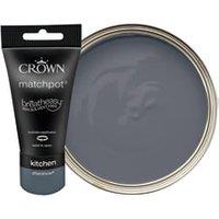 Crown Easyclean Matt Emulsion Kitchen Paint Tester Pot - Aftershow - 40ml