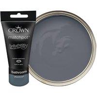 Crown Easyclean Midsheen Emulsion Bathroom Paint Tester Pot - Aftershow - 40ml