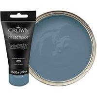 Crown Easyclean Midsheen Emulsion Bathroom Paint Tester Pot - Runaway - 40ml