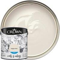 Crown Matt Emulsion Paint - Beige White - 2.5L