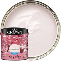 Crown Matt Emulsion Paint - Creme De La Rose - 2.5L