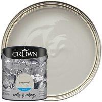 Crown Matt Emulsion Paint - Grey Putty - 2.5L