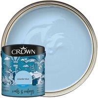 Crown Matt Emulsion Paint - Powder Blue - 2.5L