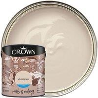 Crown Matt Emulsion Paint - Wheatgrass - 2.5L