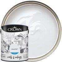 Crown Matt Emulsion Paint - Clay White - 5L