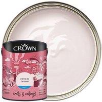 Crown Matt Emulsion Paint - Creme De La Rose - 5L