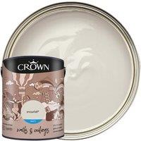 Crown Matt Emulsion Paint - Snowfall - 5L