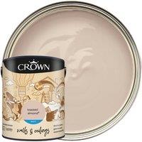 Crown Matt Emulsion Paint - Toasted Almond - 5L