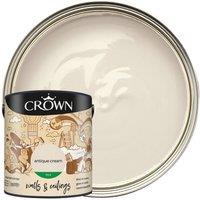 Crown Silk Emulsion Paint - Antique Cream - 2.5L