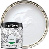 Crown Silk Emulsion Paint - Clay White - 2.5L