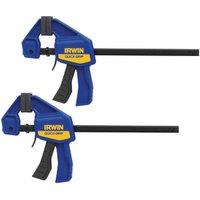 Irwin T5462EL7 Quick Grip Mini 6in Clamp - Pack of 2