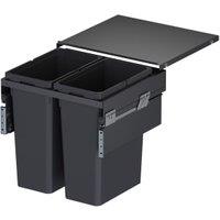 Envi Lava 600mm Pull Out Bin - 2 x 44L