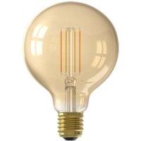 Calex Smart Gold Filament G95 E27 7W Dimmable Light Bulb