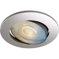 Calex Smart 5W Adjustable Brushed Steel LED Downlight