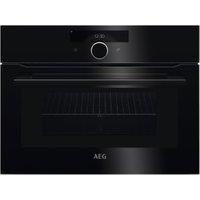 AEG KMK968000B Connected CombiQuick Combination Microwave Oven - Black