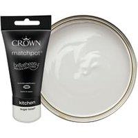 Crown Easyclean Matt Emulsion Kitchen Paint Tester Pot - Sugar Bowl - 40ml