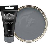 Crown Easyclean Mid Sheen Emulsion Bathroom Paint Tester Pot - Tin Bath - 40ml