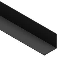 Cheshire Mouldings Black PVC Angle - 18 x 18 x 2400mm