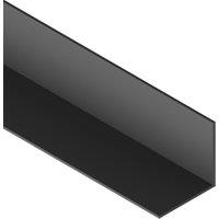 Cheshire Mouldings Black PVC Angle - 25 x 25 x 2400mm