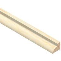 Cheshire Mouldings Primed White Glass Bead - 11 x 8 x 2400mm