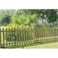 Forest Garden Pressure Treated Heavy Duty Pale Fence Panel - 1800 x 900mm - Pack of 4