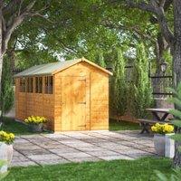 Powersheds Apex Shiplap Dip Treated Shed - 18 x 6ft
