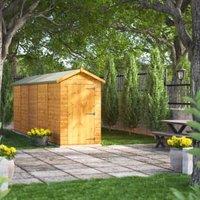 Powersheds Apex Shiplap Dip Treated Windowless Shed - 20 x 4ft