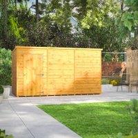 Powersheds Pent Shiplap Dip Treated Windowless Shed - 12 x 6ft