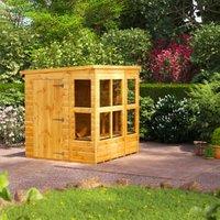 Powersheds Pent Shiplap Dip Treated Potting Shed - 6 x 6ft