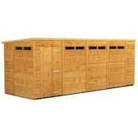Powersheds Pent Shiplap Dip Treated Security Shed - 18 x 6ft