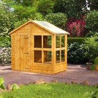 Powersheds Apex Shiplap Dip Treated Potting Shed - 4 x 8ft