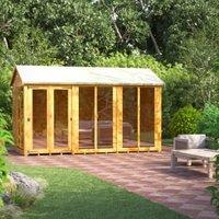 Powersheds Apex Shiplap Dip Treated Summerhouse - 12 x 6ft