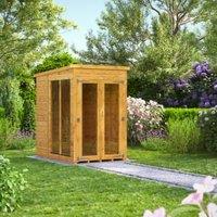 Powersheds Pent Shiplap Dip Treated Summerhouse - 4 x 6ft